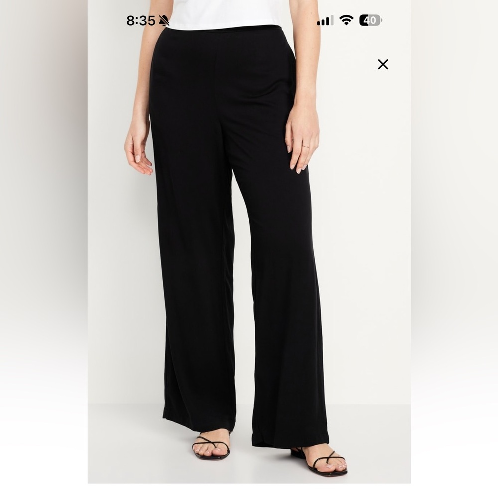 Old Navy Black Wide Leg Women's Pants
